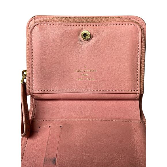 284. LOUIS VUITTON New Wave Love Lock Compact Zip Wallet - Picture 4 of 5